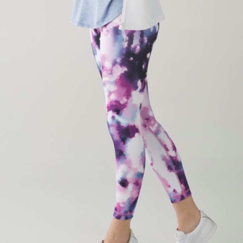 Lululemon pinkish purple leggings